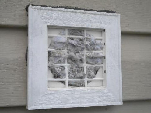 Airduct clogged with lint